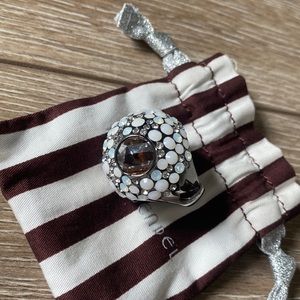 Henri bendel white debutante.